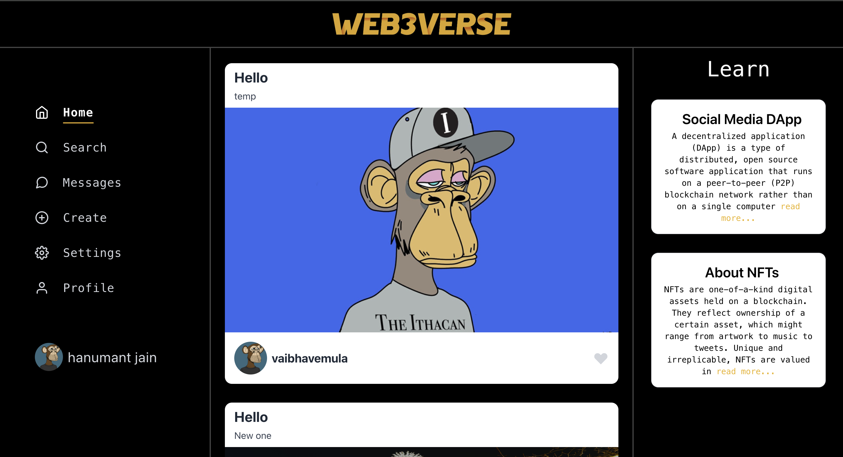 hanumant jain web3verse